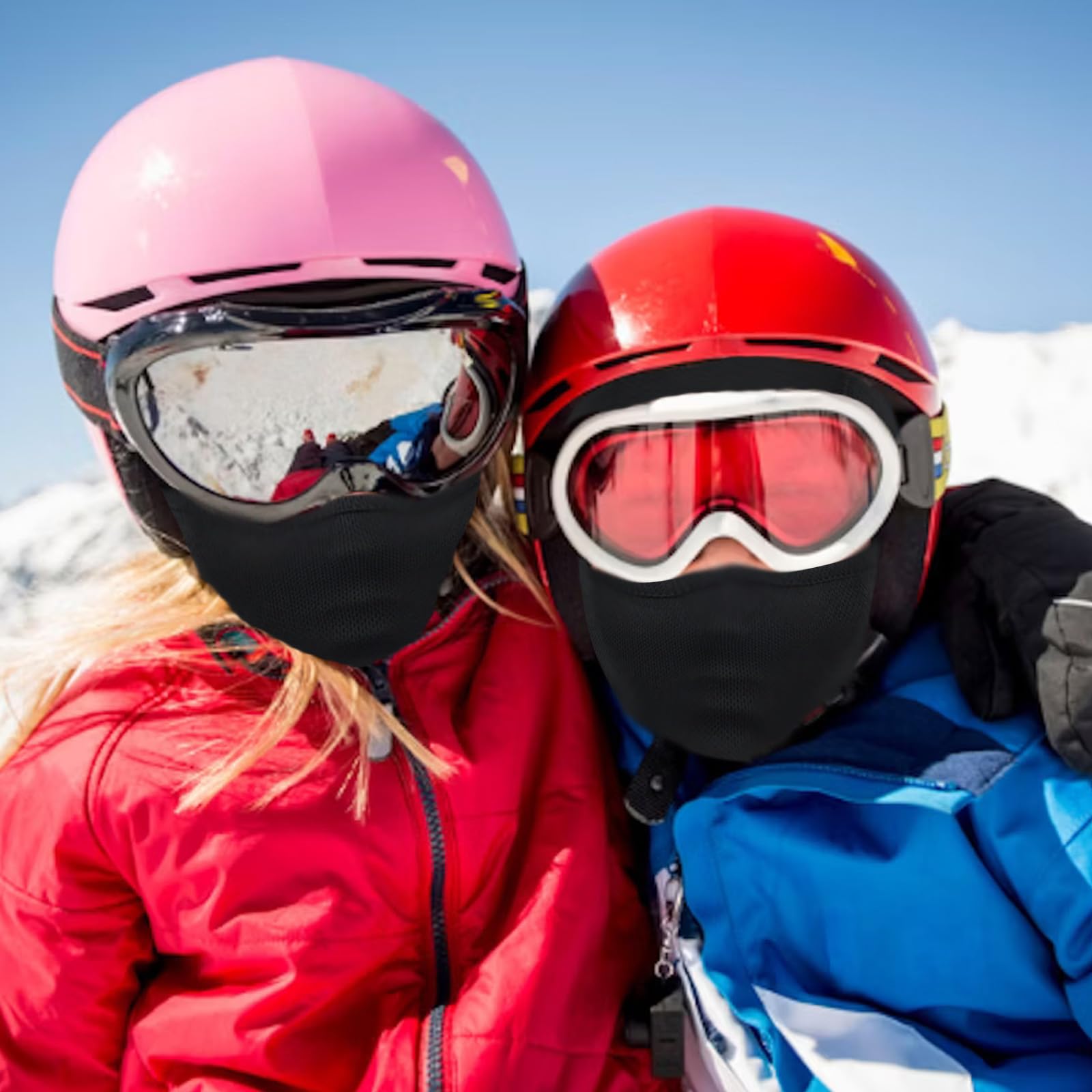 3 Piezas Pasamontañas para niños, Multifuncional Prueba de Viento Ajustable Máscara De Esquí Ciclismo, Pasamontañas Térmico de Invierno Niños