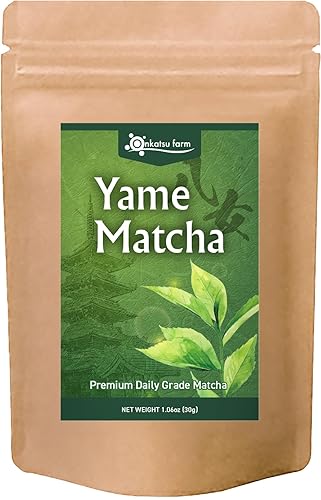 Granja Onkatsu Serie Yame Matcha  Grado Premium y Ceremonial  Té japonés hecho en Japón  Etiqueta inglesa (Yame Premium Grade)