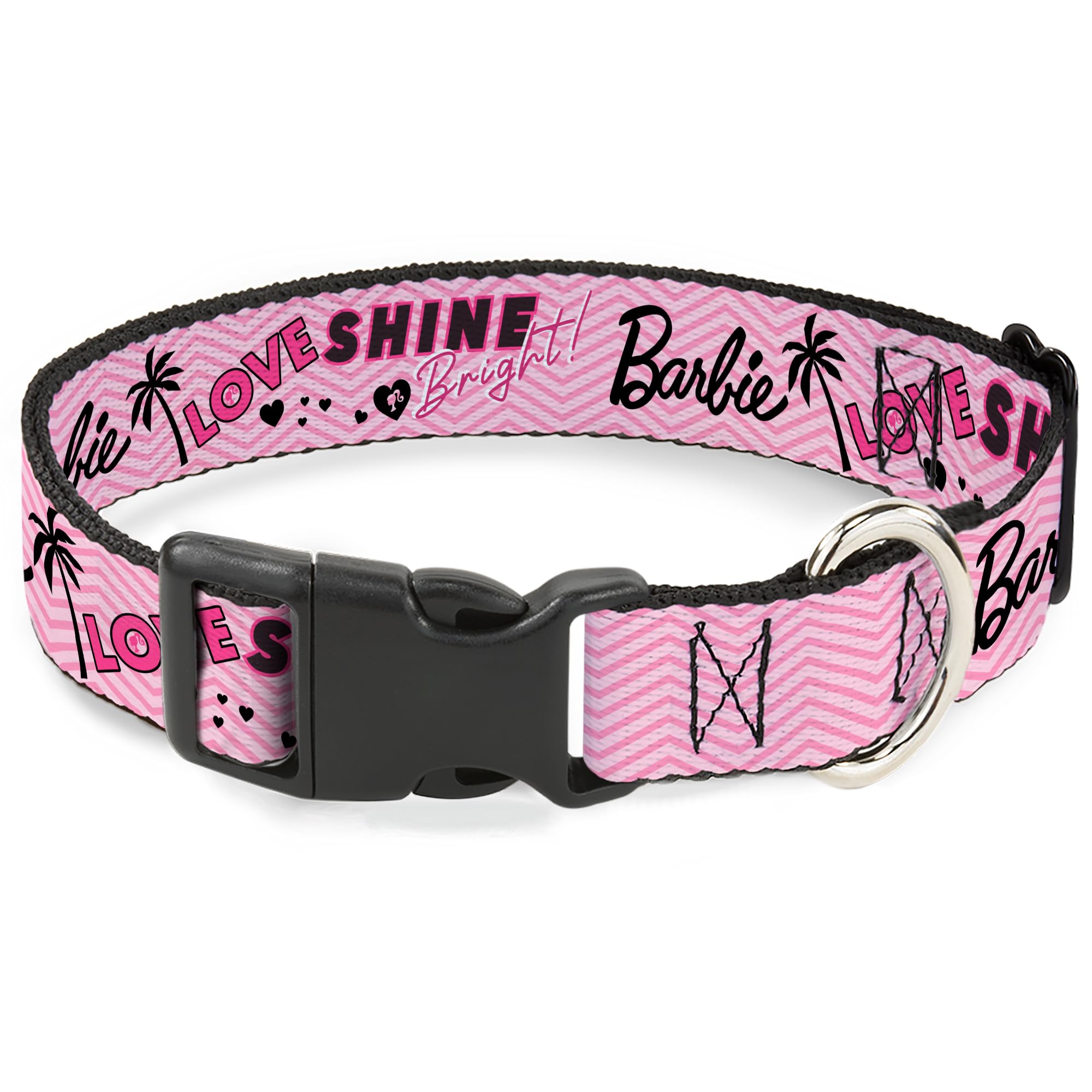 Collier pour chien Mattel large de 3.8 cm avec boucle sécurisée