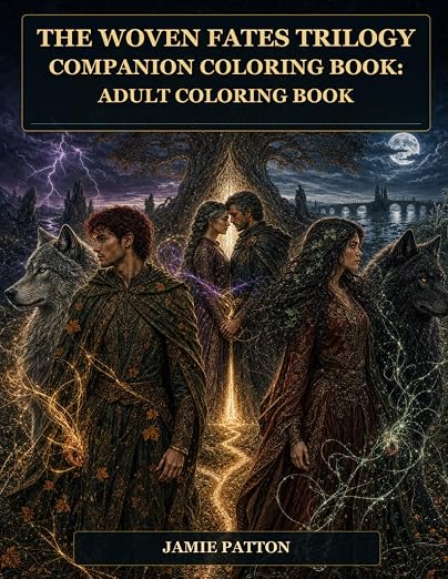 The Woven Fates Trilogy Companion Coloring Book cover