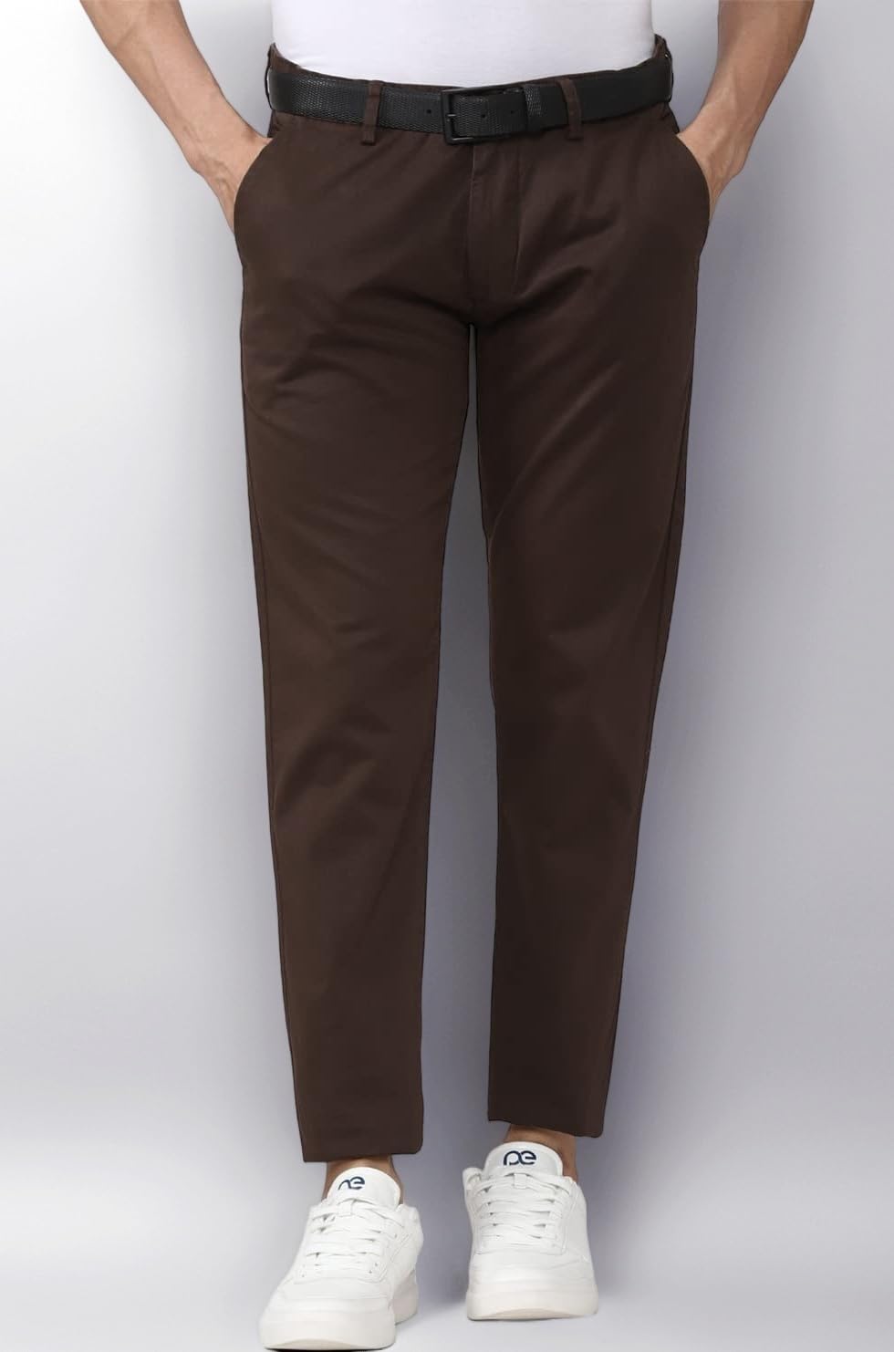 Men Mid Rise Slim Casual Pants