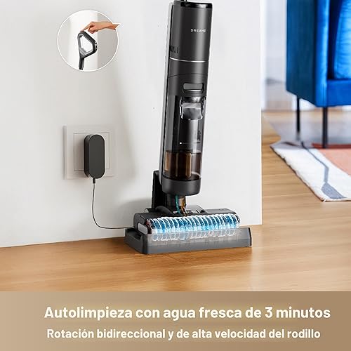 Miniatura 7 de DREAME G10 Pro - Aspiradora en seco y húmedo, todo en uno con autolimpieza automática, máquina limpiadora de suelos para suelos duros, 35 minutos