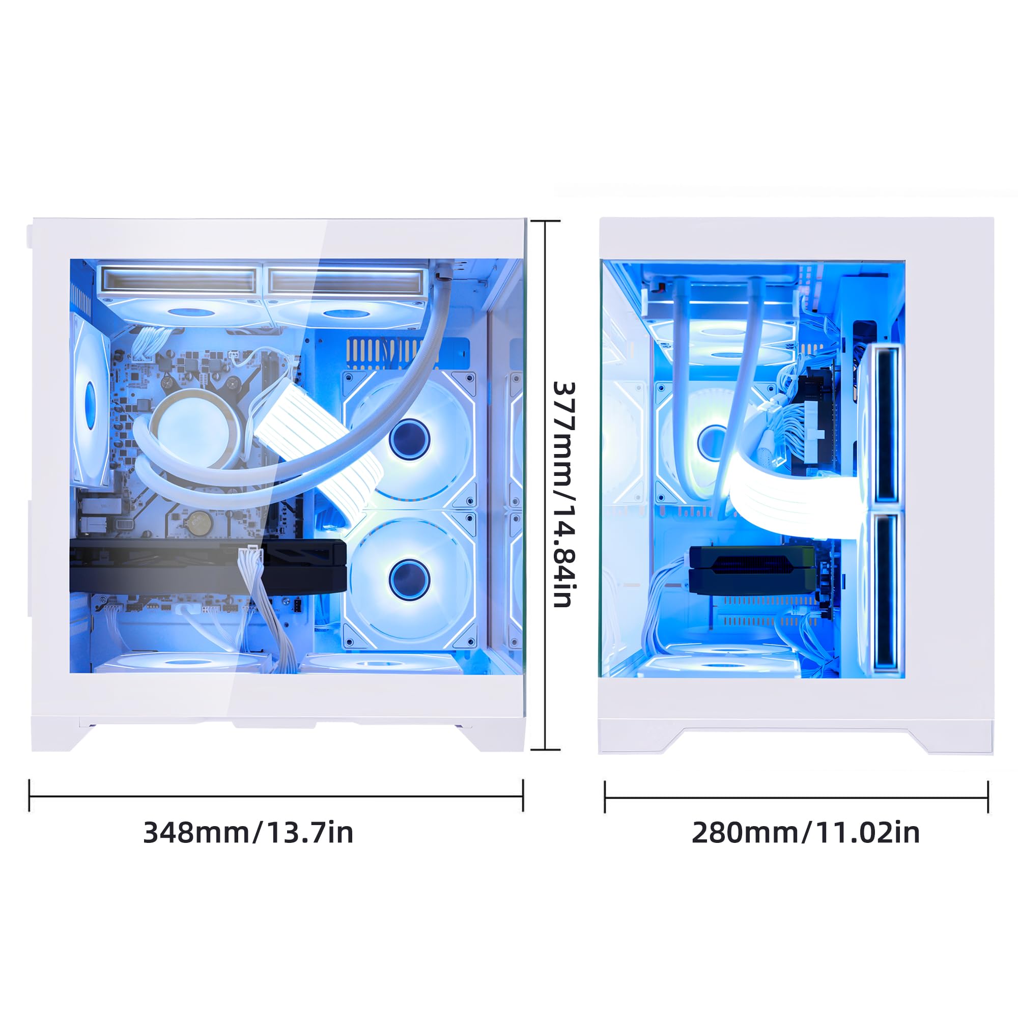 さRyzen5 5600X RX6650XT 小型 白ゲーミングPC Amazon.com: HELLOLAND Gaming PC -AMD Ryzen 5 5600X 3.7 GHz