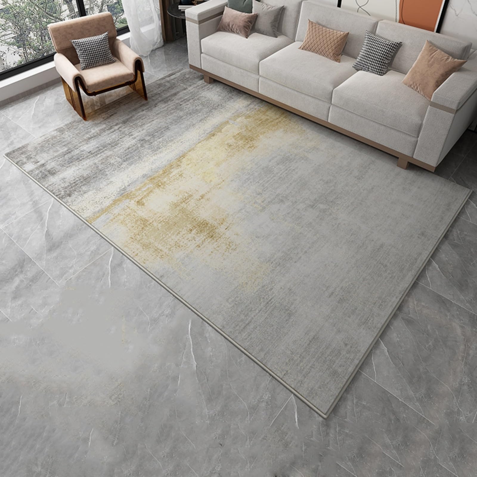 Tapis chauffant électrique de sol 80cm amovible pour le salon
