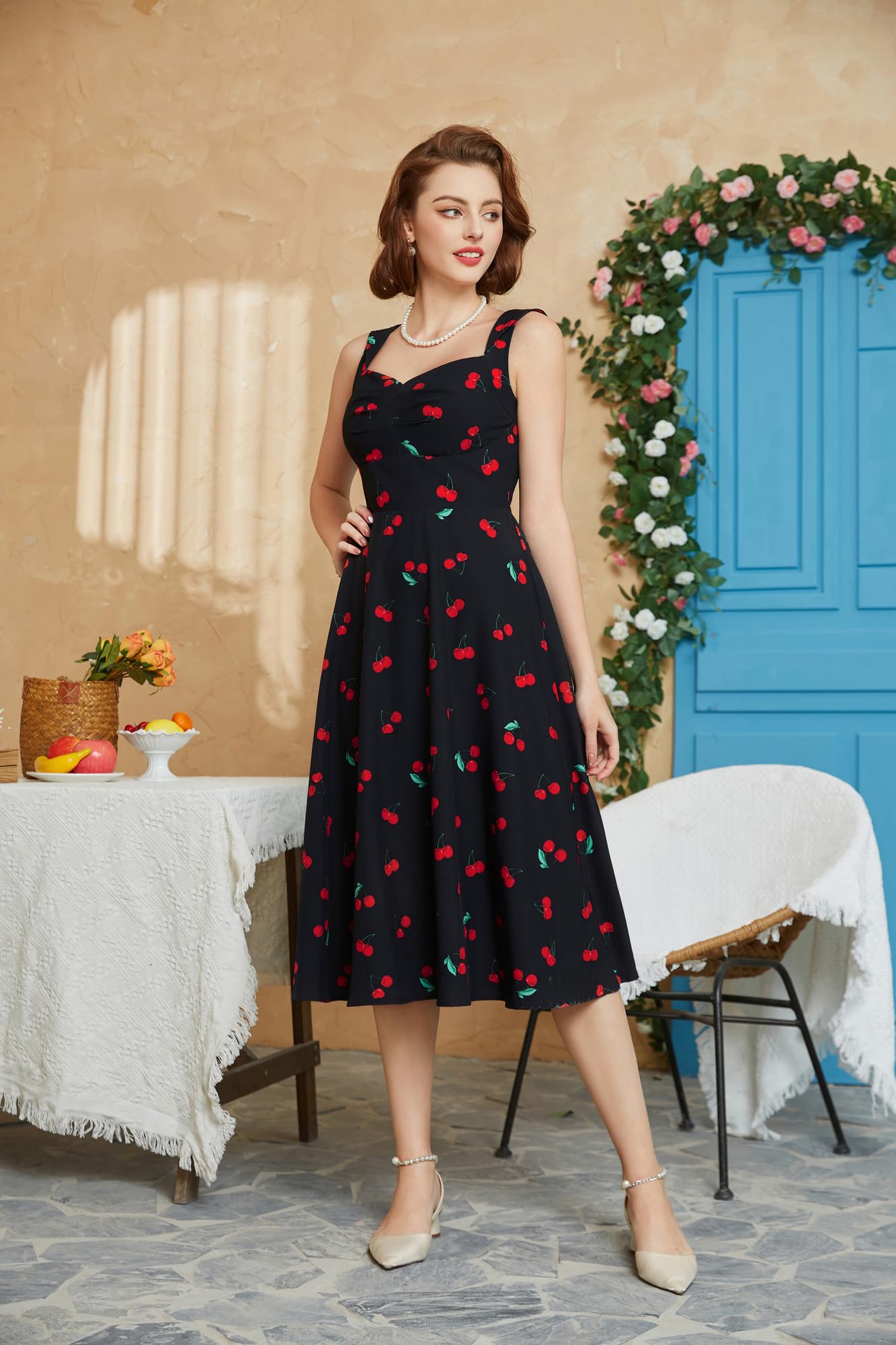 Belle Poque Women's Sleeveless Dress Cocktail Femme