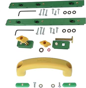 Microjig ZEROPLAY Miter Bars 2-Pack with MATCHFIT Jig Handle For Table Saws and Router Tables