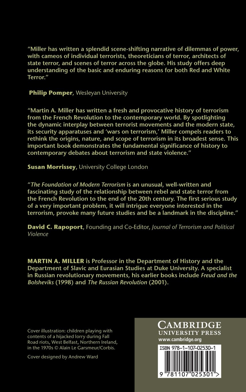 The Foundations of Modern Terrorism: State, Society and the Dynamics of Political Violence