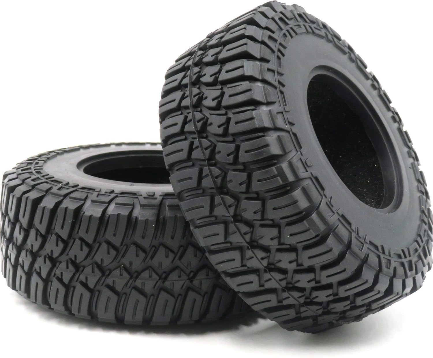 4pcs 1/10 RC 2.2/3.0inch Short Course SC Tires Tyres Height 118mm/4.64inch