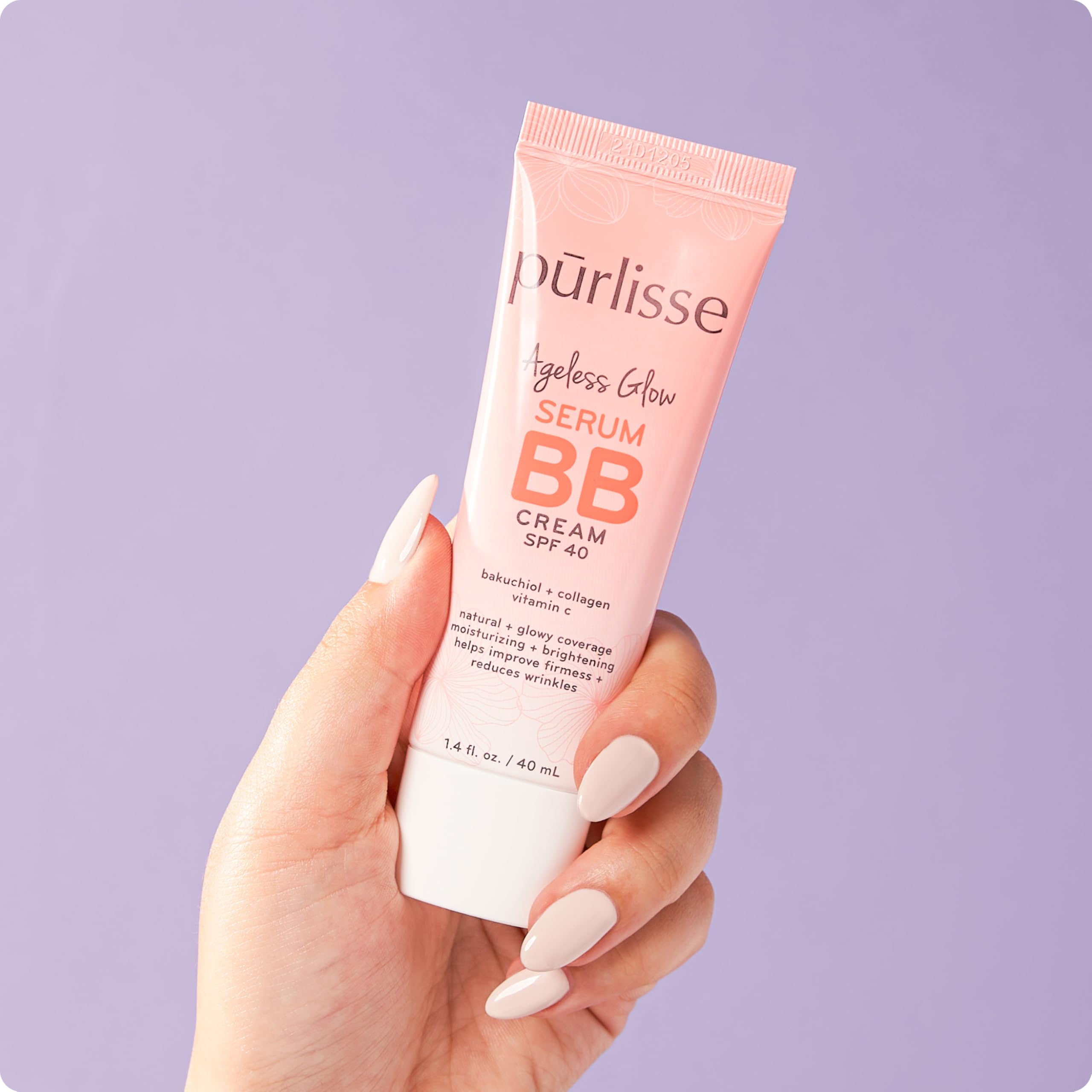 Amazon.com: pūrlisse Ageless Glow Serum BB Cream SPF 40 - Glowy