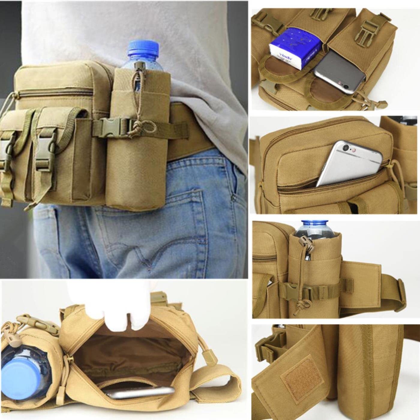 Borsa Da Vita Tattica Multifunzione In Nylon Per Escursionismo - Tracolla E Accessori