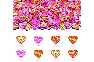 Valentine Heart Erasers Set