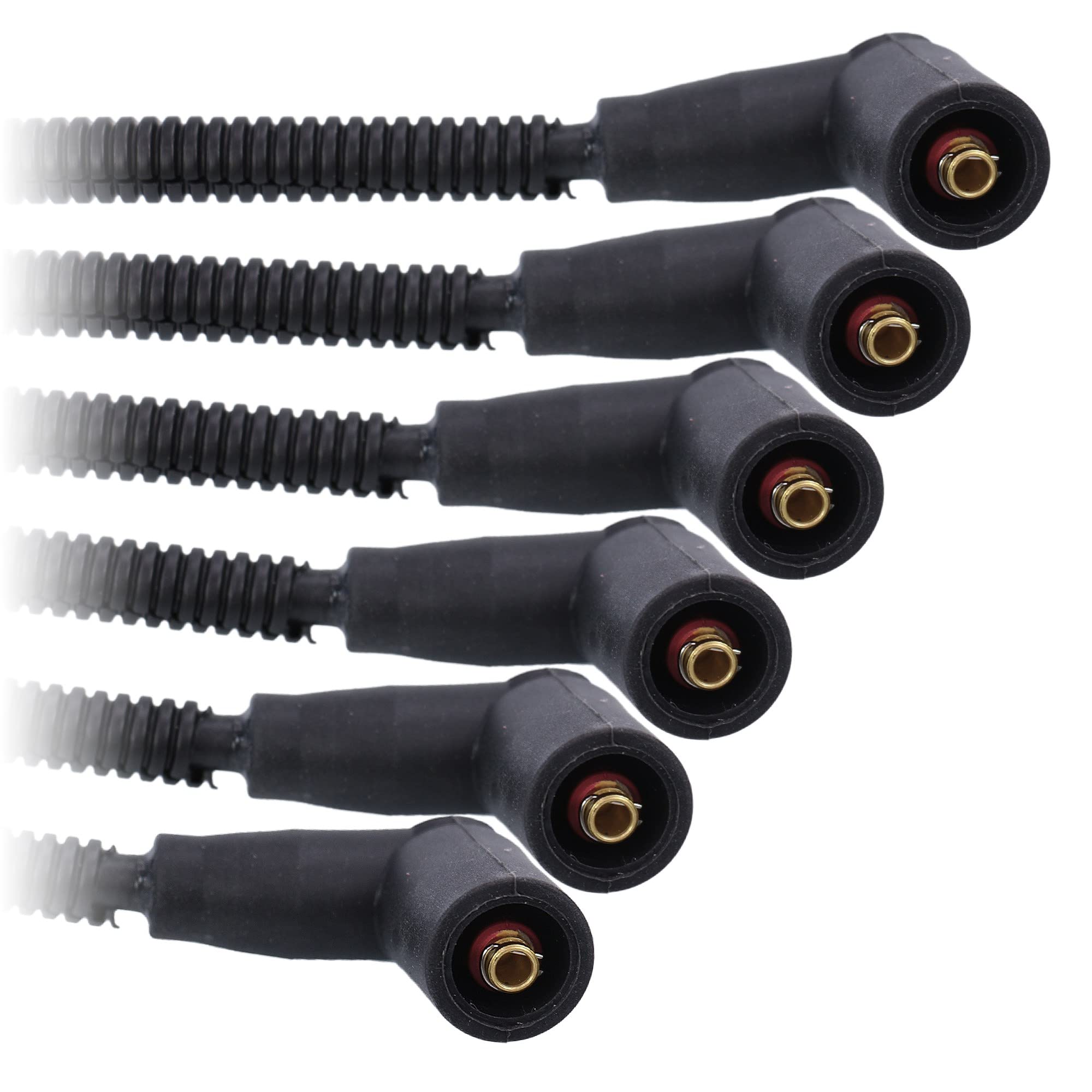 ATEC Germany Zündkabelsatz 6-teilig Kompatibel mit: AUDI A4 B5, A4 B5 Avant, A4 B6, A4 B6 Avant, A4 B6 Cabriolet, A6 C4, A6 C4 Avant, A6 C5, A6 C5 Avant, A8 D2, SKODA SUPERB I, VW PASSAT B5