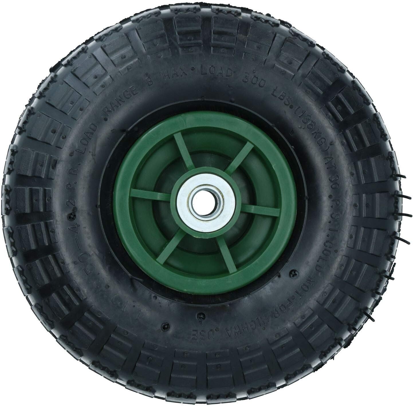 Pneumatic Sack Truck/Trolley/Garden Cart Wheel 10" PAIR
