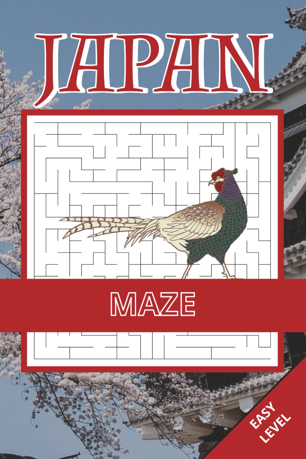 Japan Maze Book: 50 Easy Labyrinth Puzzles in 5 Different Maze Shapes Inspired by Japan’s Nature, Culture & Landscapes | Relaxing, Easy-to-Follow ... Adults and Seniors (Japan Puzzle Collection)