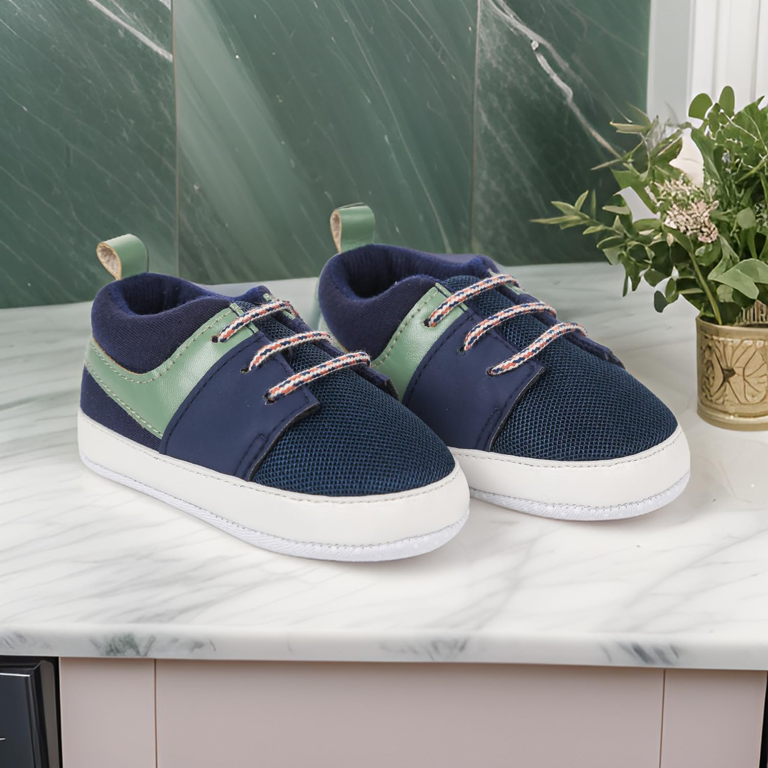 Mee Mee Soft Light Weight Booties | Unisex | Anti Skid | Attractive Colors & Designs | 6 Months + 2