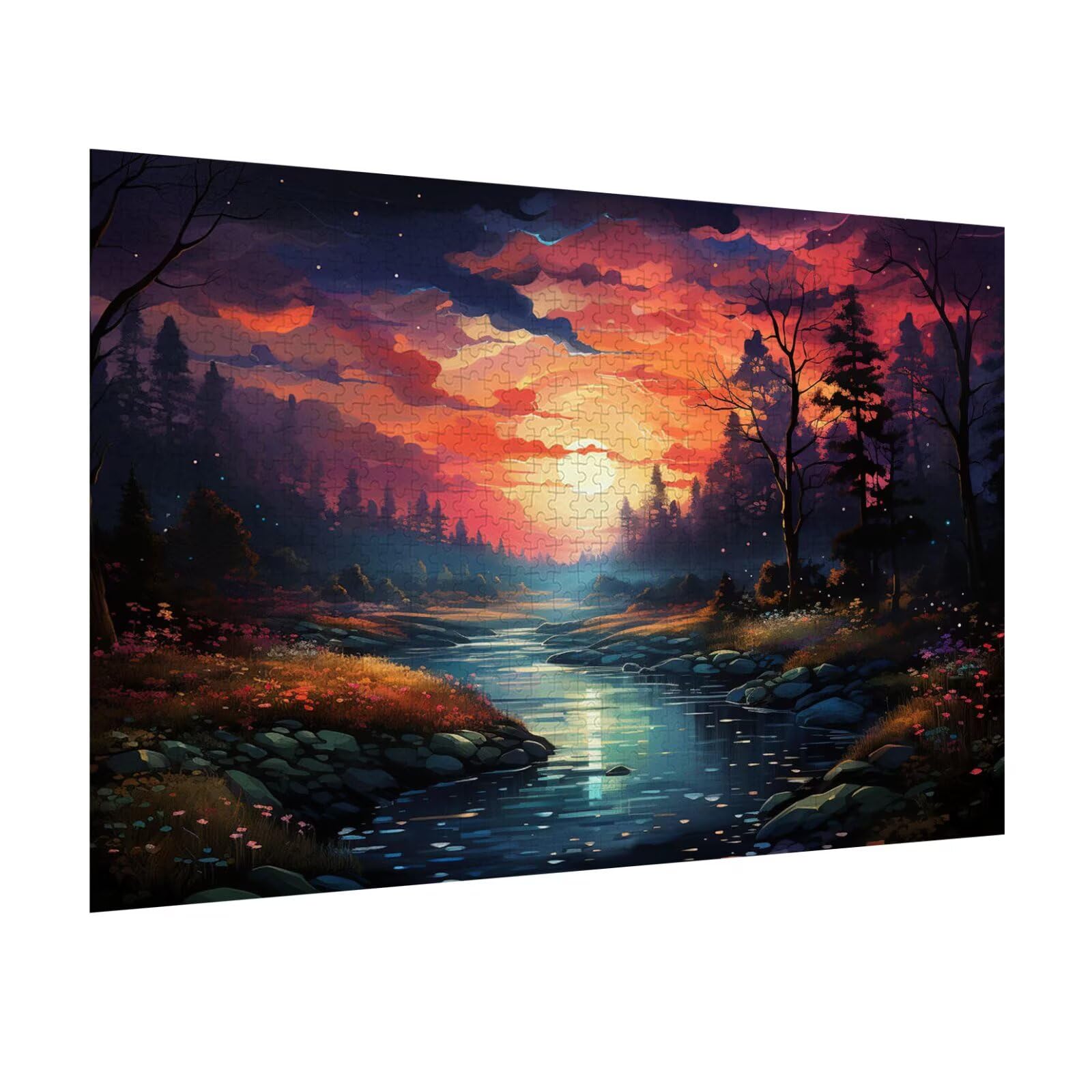Puzzle 4000 Pezzi Sole calante Puzzle Classici per Gioco Familiare, n-452 | Impossibile Puzzles, Intrattenimento Creativo, Rilassamento e Intelligence, Regalo per Amore e Amico, Decorazioni Casa, Vista