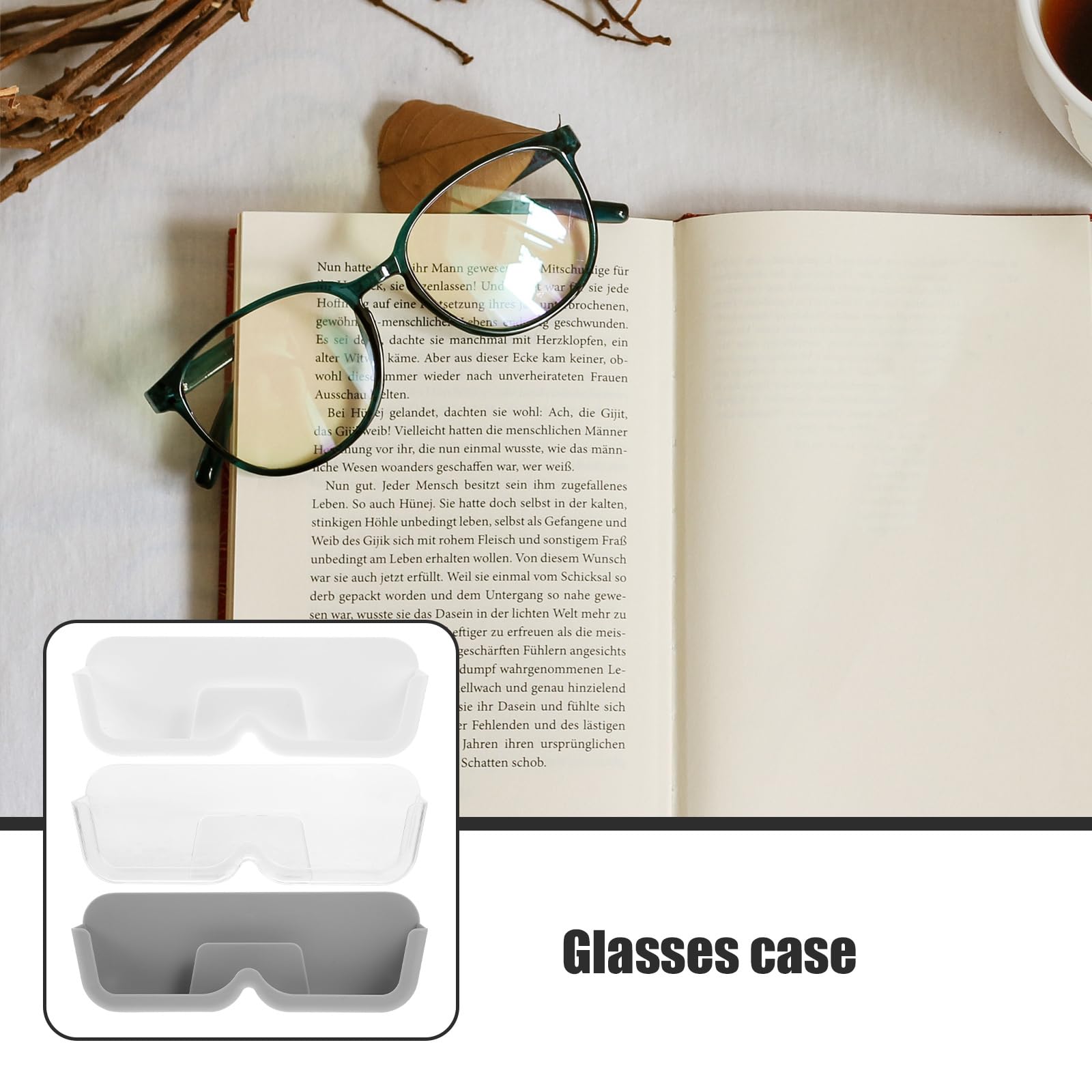 TOVINANNA 3pcs Wall Mounted Glasses Case - Image 3