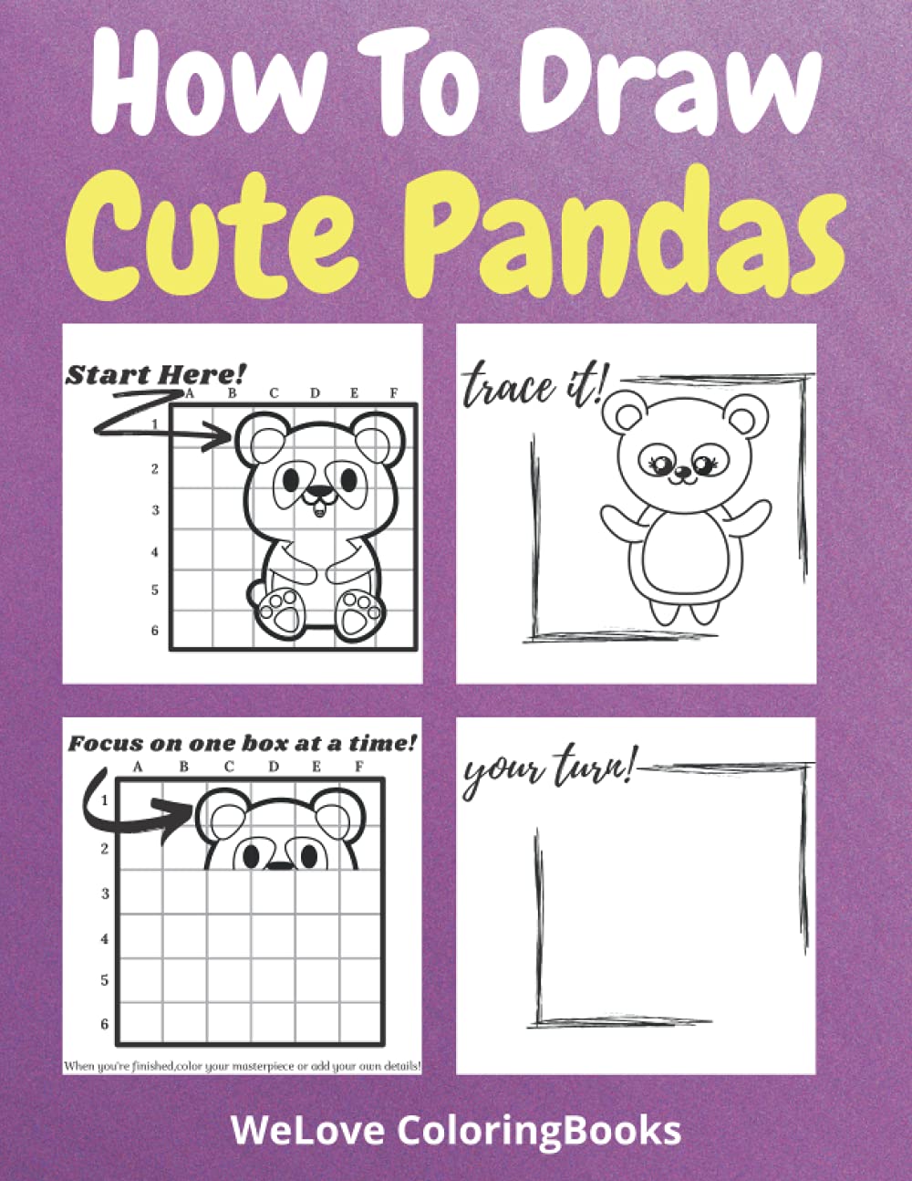 Buy How To Draw Cute Pandas A StepbyStep Drawing and Activity Book