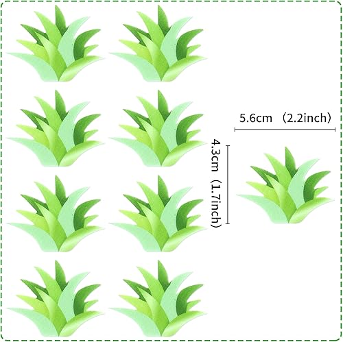 Miniatura 10 de Ercadio Aloha - Paquete de 24 adornos para cupcakes de piña con purpurina Hawaii Aloha Baby Cupcake Picks Hawaiian Luau Tropical Summer Aloha