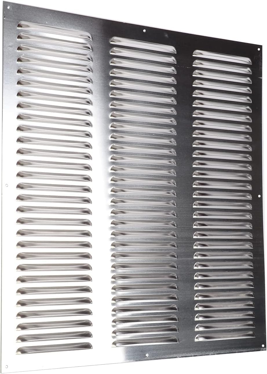 Griglia di ventilazione in alluminio 600 * 600 cm, griglia metallica zincata quadrata, griglia di ventilazione in acciaio inossidabile, griglia di protezione atmosferica per scarico e