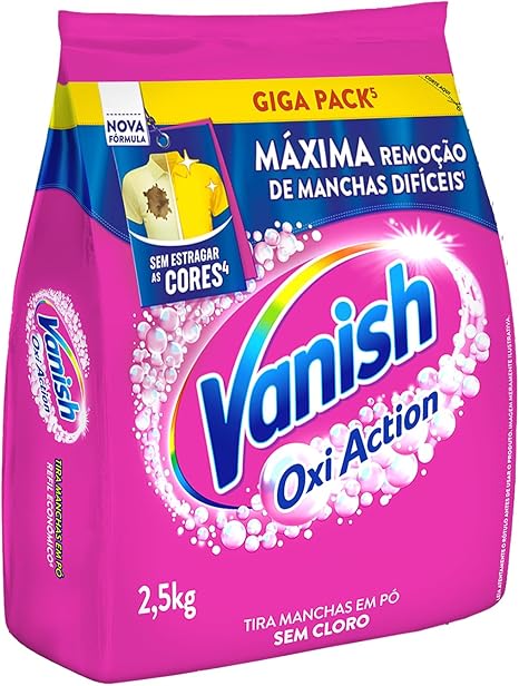 Vanish Tira Manchas Em Pó Multi Power Oxi Action 2 5Kg Refil Econômico Para Roupas Coloridas Menor preço em Vanish Tira Manchas Em Pó Multi Power Oxi Action 2 5Kg Refil Econômico Para Roupas Coloridas