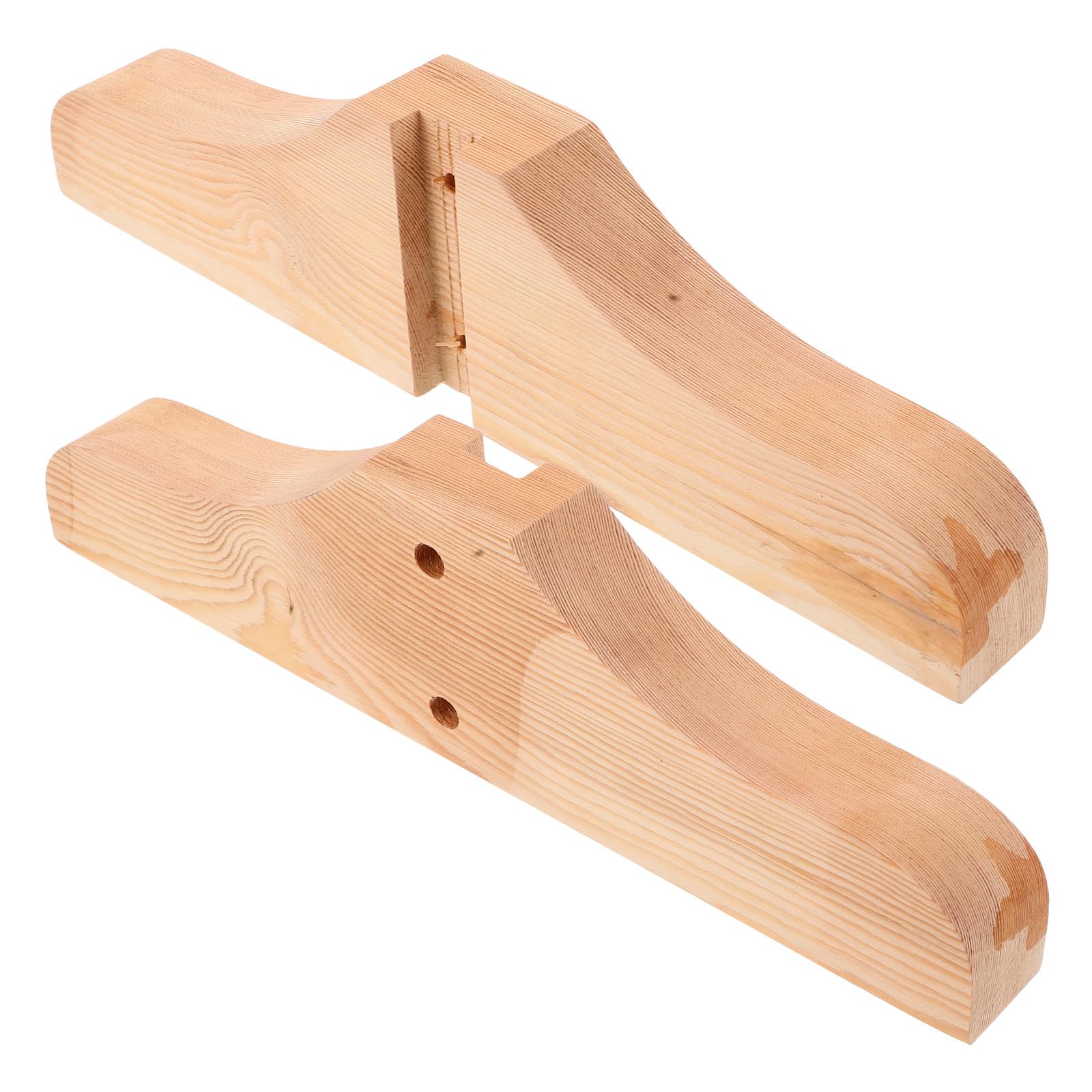 Pieds de cloison intérieure en bois naturel ABOOFAN pour support stable de paravent style japonais
