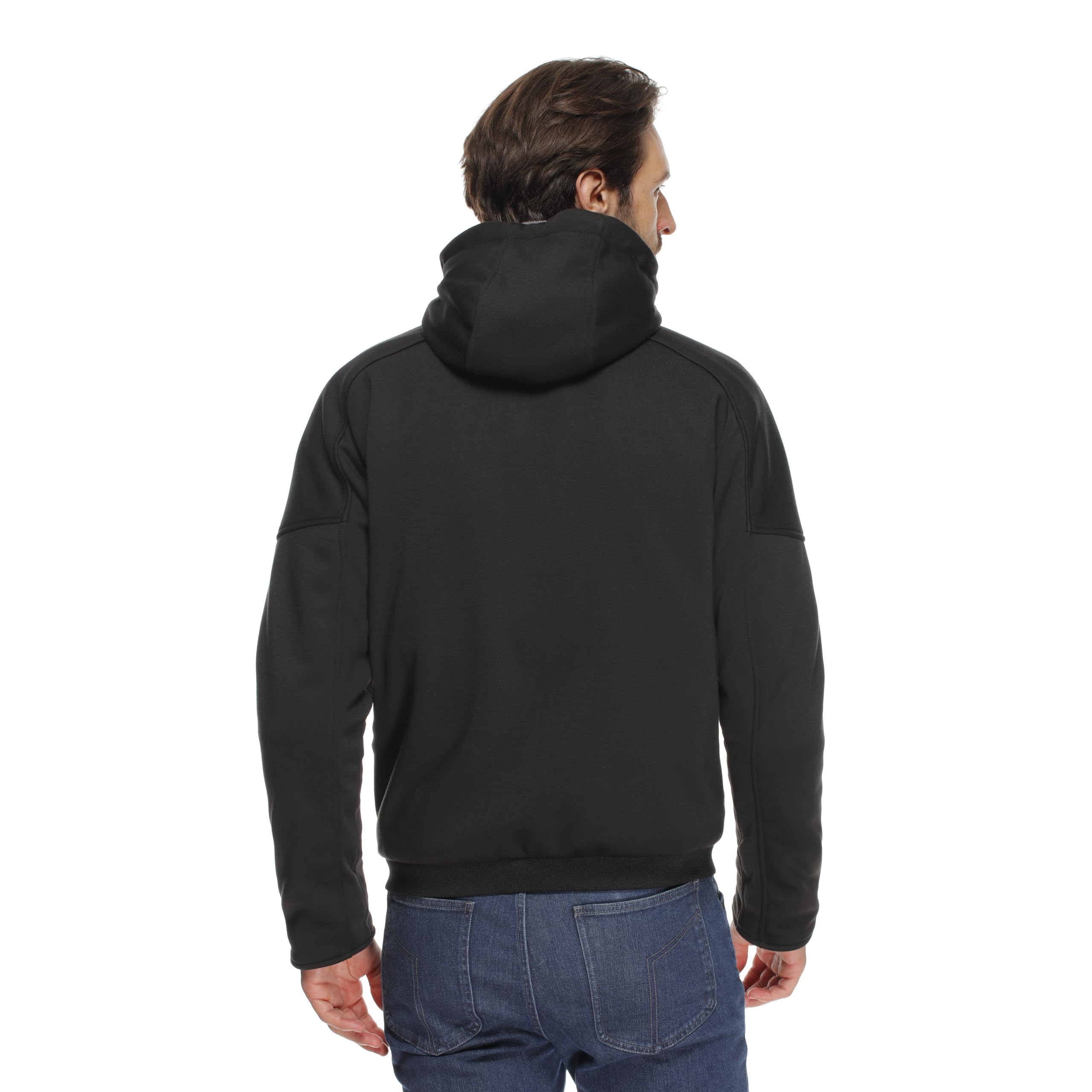Dainese Herren Bovisa Safety Hoodie Full Zip Kapuzensweatshirt Mit Reißverschluss, Innenfutter Aus Fleece (1er Pack)