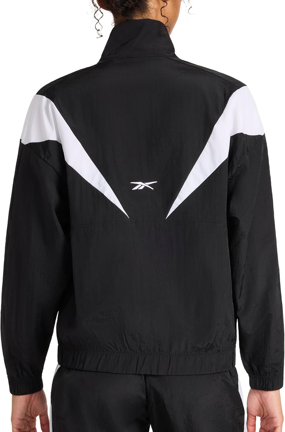 Reebok Women's Bv Woven Jacket, Standard Fit, Lightweight Nylon Woven Fabric