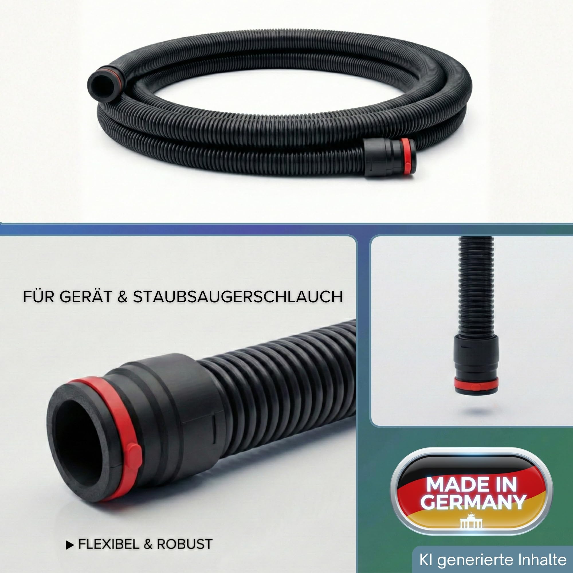 Adaptateur compatible avec les aspirateurs Bosch Click and Clean MALE pour aspirateur industriel Parkside Performance PPWD 30 B2