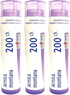 Boiron Arnica Montana 200Ck Homeopathic Medicine for Muscle Pain and Stiffness - Pack of 3 (240 Pellets)