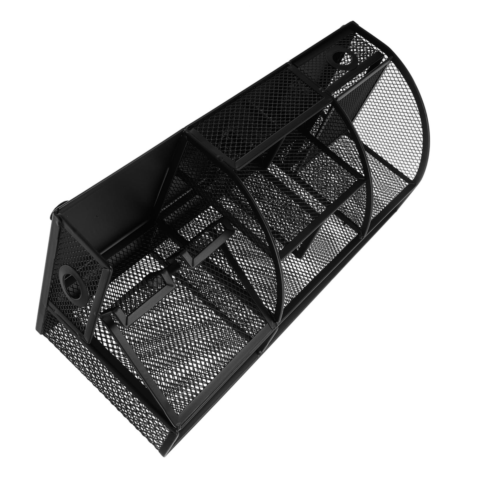 Housoutil Schreibtisch Multifunktionaler aus Eisen in Schwarz Organizer Moderner Stiftehalter und Aufbewahrungsbox zur Steigerung der Produktivität für Bürobedarf