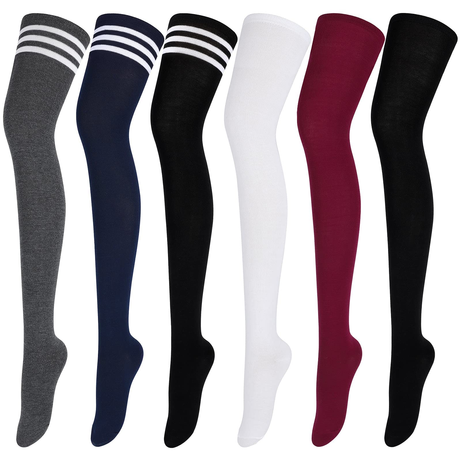 ANECO Women's Thigh High Socks