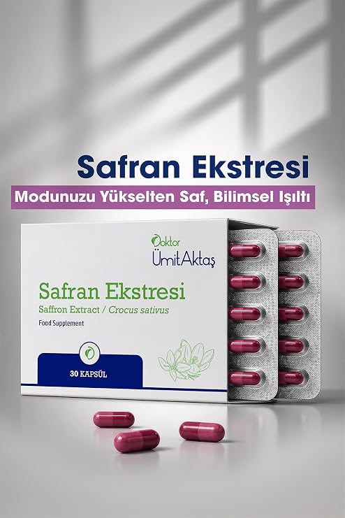 Dr. Ümit Aktaş Saffron Extract - 30 Capsules