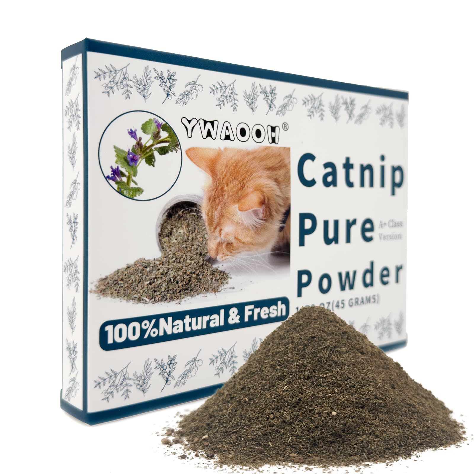 Herbe à chat 100% pure et bio de qualité supérieure pour félin