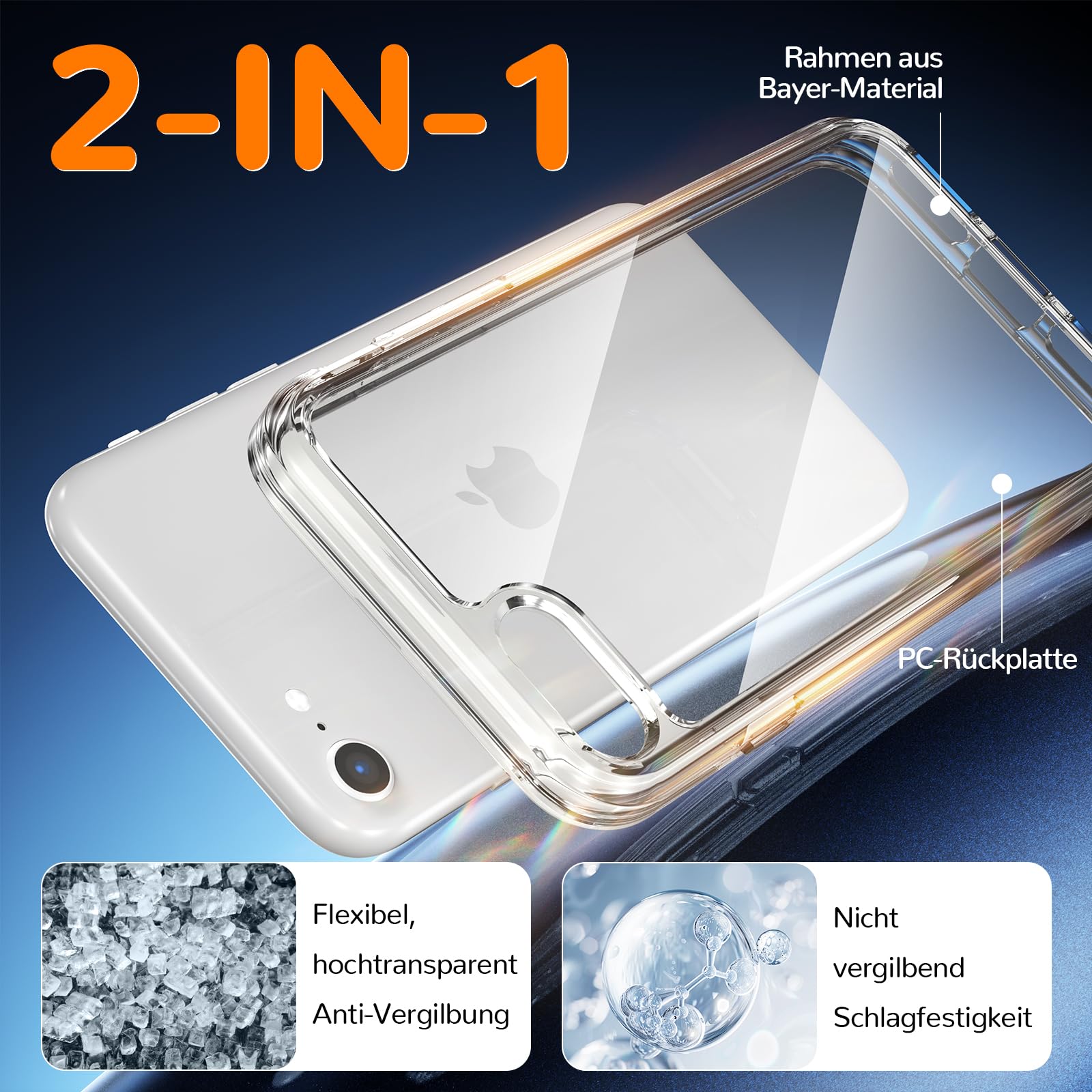 Clear Case for iPhone 15, Ultra Thin, Shockproof TPU Cover, Anti-Yellowing, Crystal Clear, Phone Case for Apple iPhone 15 - Clear — view 628