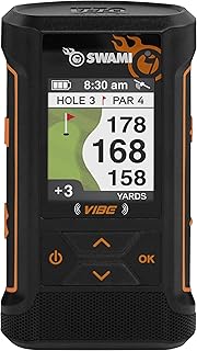 Swami Vibe Golf GPS - Golf GPS Bluetooth Speaker Combo,Lime