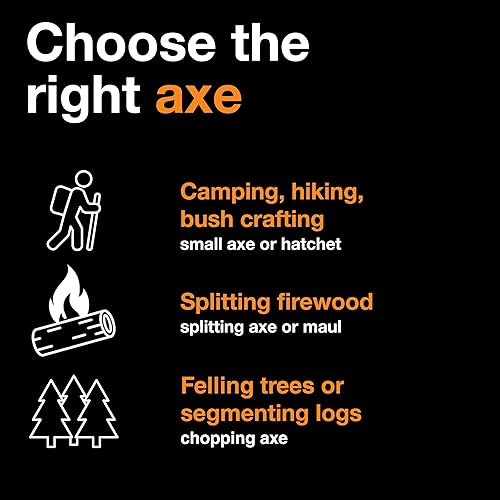 Miniatura 5 de Hacha Fiskars X11, de 17 pulgadas, Marrón