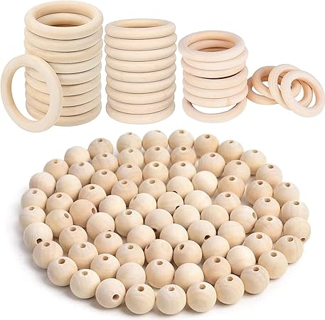 20 Cerchi In Legno Per Macramè - Anelli Da 25 Cm Per Acchiappasogni, Ghirlande E Decorazioni Fai Da T - Foto 3