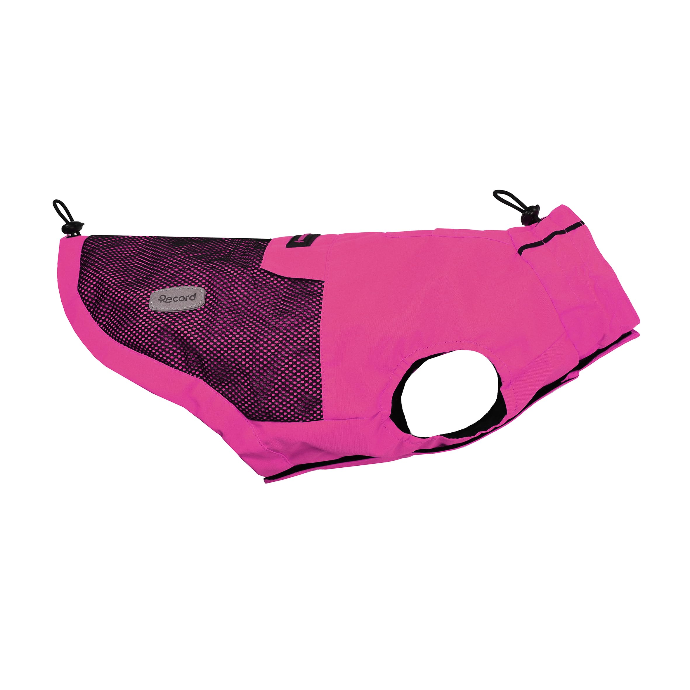 Record - Waterproof Windproof Coat for Dogs Comfortable with Elastic Bands for Legs and Adjustable Neck Adhesion