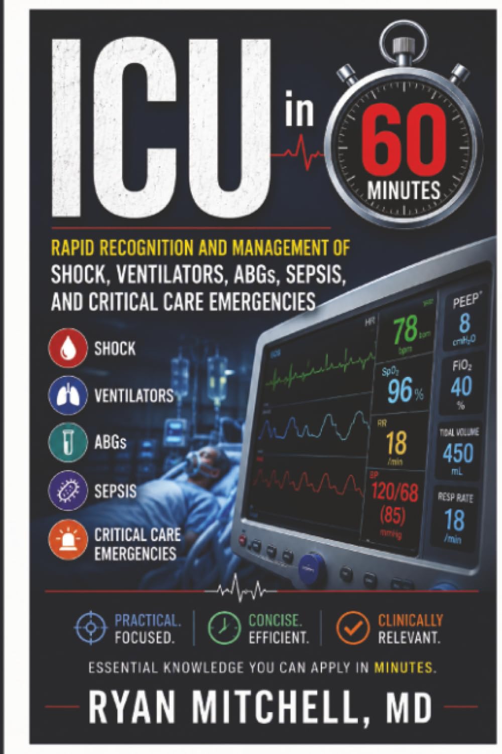ICU in 60 Minutes: Rapid Recognition and Management of Shock, Ventilators, ABGs, Sepsis, and Critical Care Emergencies