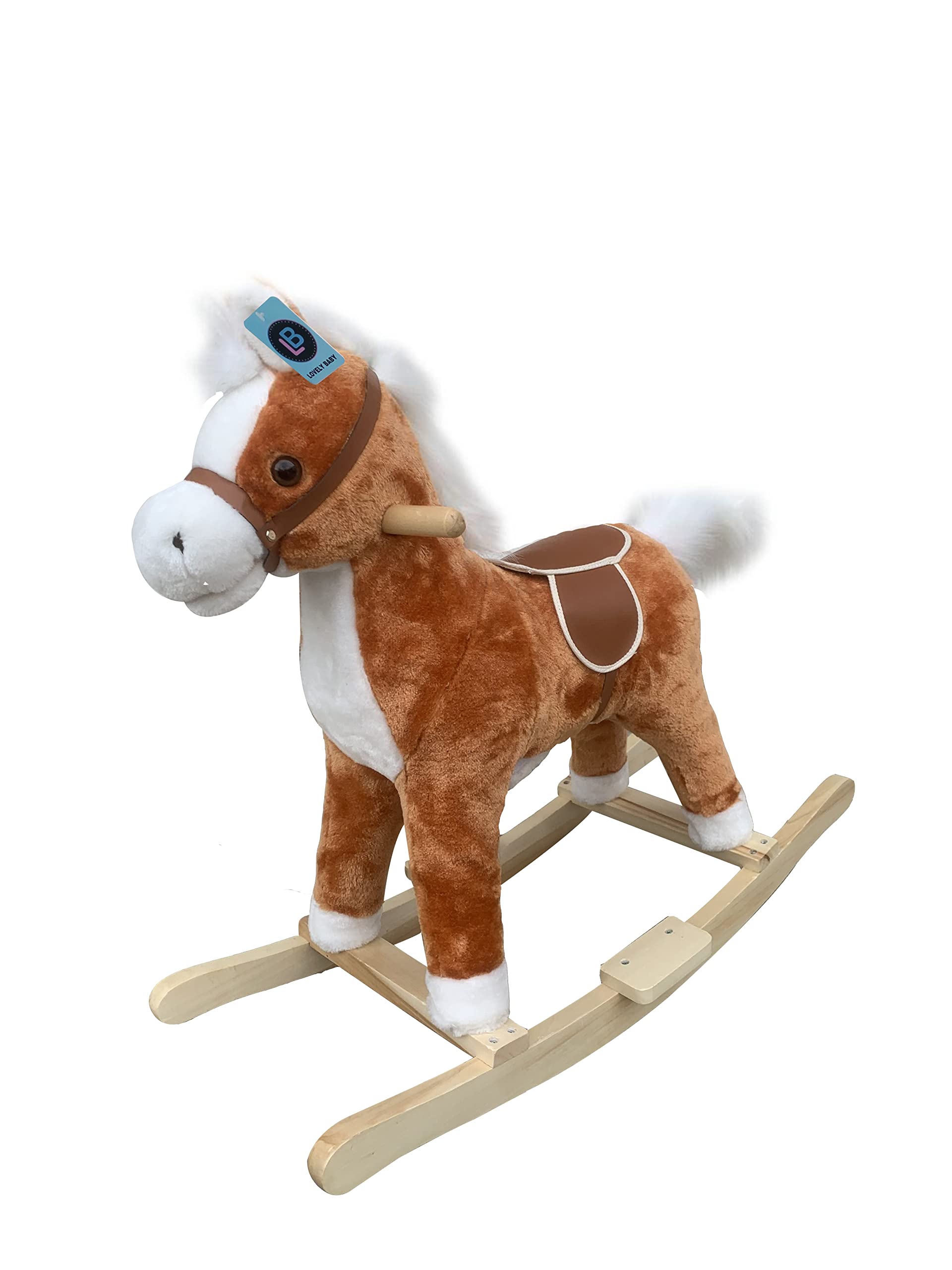 Lovely Baby Kids Rocking Horse LB 501 ( Brown)