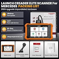 Vista 9 de 2026 LAUNCH Creader Elite V2.0 fit for GM Bi-Directional Scan Tool, All Reset Full System Diagnostic Scanner, AUTOVIN, Full OBD2 Code Reader for