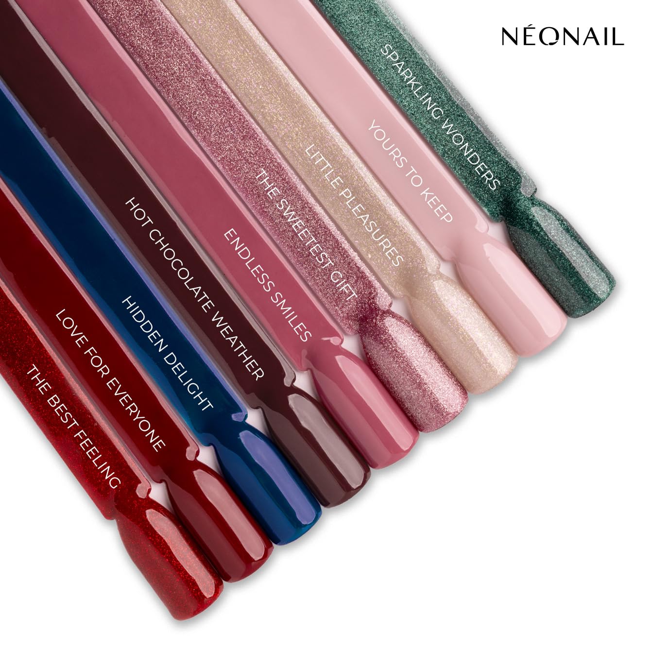 NÉONAIL Zestaw świąteczny - Beauty Feels Like Home - Kalendarz Adwentowy 2025 - Lakiery Hybrydowe, Bazy, Topy, Pyłki, Folie Transferowe, Akcesoria - Manicure - 24 Niespodzianki