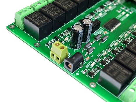 WiFi 16 Channel Electromagnetic Relay ESP8266 Module Smart Home Controller Compatible with ESPHome Home Assistant