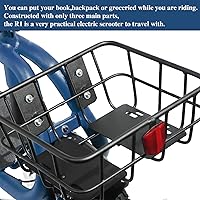 Vista 49 de SEHOMY Folding Electric Scooter with Seat for Adults, 15.5MPH, 20-Mile Range, 36V Battery, 12" Pneumatic Tire, Portable 450W Electric Scooters