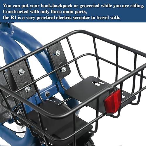 Vista 49 de SEHOMY Folding Electric Scooter with Seat for Adults, 15.5MPH, 20-Mile Range, 36V Battery, 12" Pneumatic Tire, Portable 450W Electric Scooters