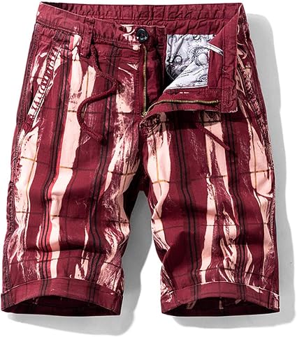 2021 Primavera Uomo Cotone Stampa Pantaloncini da Uomo Abbigliamento Estate  Pantaloni Casual Bermuda Moda Jeans per Pantaloni da Spiaggia Uomo Corto :  Amazon.it: Abbigliamento