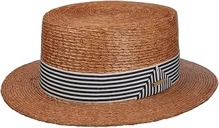 Chapeaushop Averport Boating Hat Straw Fabric Band UV 40 Men's Spring Summer