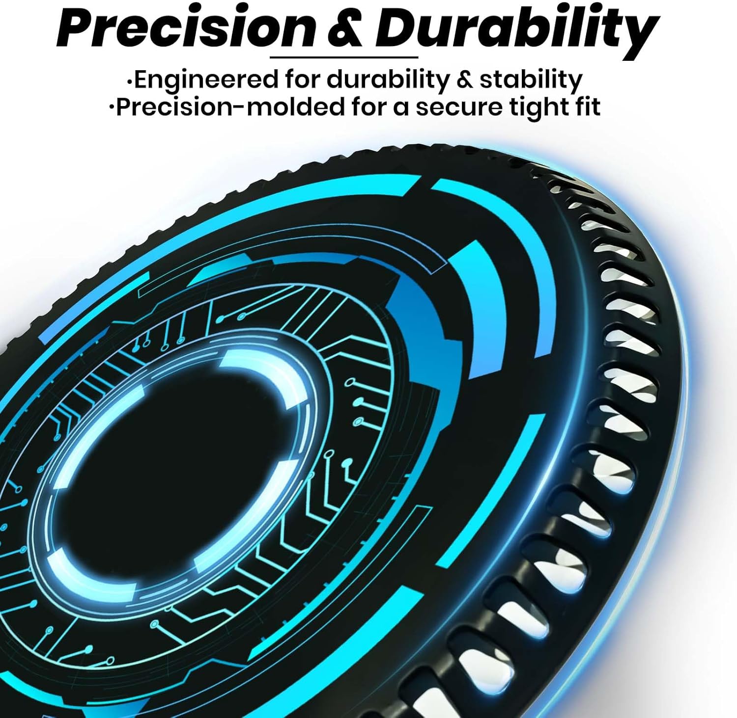 4PCS Wheel Cover 19 Inch for Tesla Model Y 2021 2022 2023 2024 2025 2026 Hubcaps Rim Protector Replacement ABS Material Aerodynamics Tesla Model Y Accessories (Tech Core)