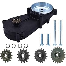 Transmission GearBox, T8F 11T Gear Box Replacement for 43cc 47cc 49cc 50cc 2-Stroke 13T 14T 17T 20T Pocket Bike Scooter ATV Go Kart Mini Bike Dirt Bike Pit Bike Black